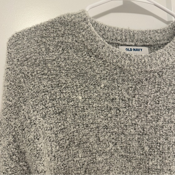 Old Navy Grey Knit Pullover Crewneck Sweater Size Small Women’s - Picture 5 of 10